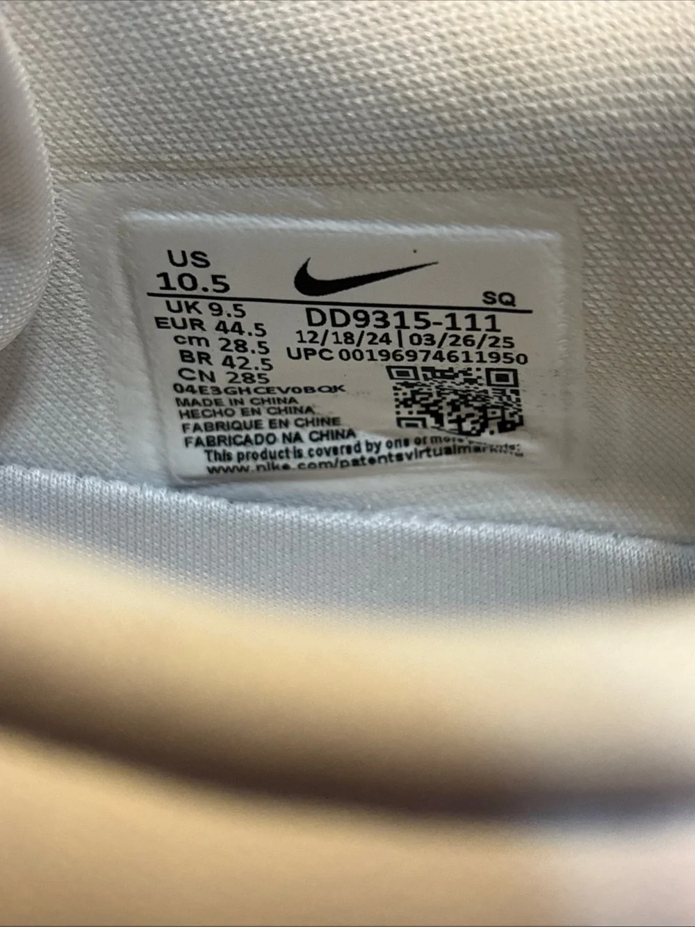 Air Jordan 1 Low Golf White Gum DD9315-111 Golf Shoes Men’s Sz 10.5 NWOB